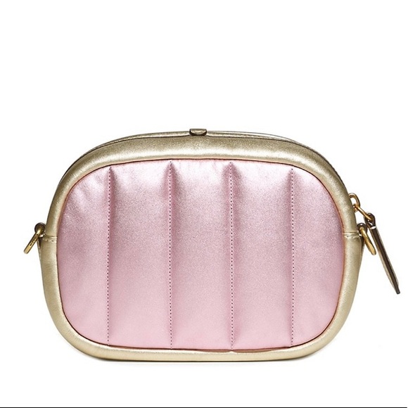 Authentic COACH 1941 Quilted colorblock metallic leather turnlock /Zip crossbody - Picture 3 of 9